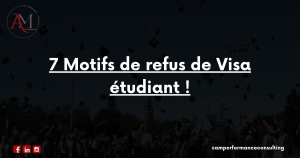 Lire la suite à propos de l’article 7 Motifs de refus de Visa étudiant !